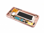 originální střední rám Samsung G930F Galaxy S7 pink gold - 