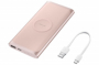 originální záložní zdroj s bezdrátovou nabíječkou Samsung EB-U1200CPEGWW 10000 mAh USB-C pink 3A - 