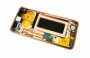 originální LCD displej + sklíčko LCD + dotyková plocha + střední rám Samsung G960F Galaxy S9 gold - 