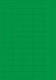 Zelené lepící štítky 38x21,2 mm, balení 100ks