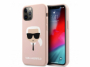 Karl Lagerfeld pouzdro Head Silicone pink pro Apple iPhone 12, iPhone 12 Pro - 
