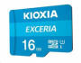 Kioxia - Toshiba microSDHC Exceria 16GB 100MB/s s adaptérem - 