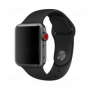originální výměnný silikonový pásek Apple Sport Band black pro Apple Watch 44mm - 