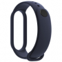 originální výměnný silikonový pásek pro Xiaomi Mi Band 5, Mi Band 6, Smart band 7 blue, Amazfit band 5