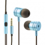 Stereo sluchátka s mikrofonem MI 3,5mm jack blue