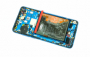 originální LCD displej + sklíčko LCD + dotyková plocha + přední kryt Huawei P40 blue včetně baterie - 