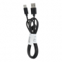 Jekod datový kabel USB-C pro outdoor telefony s prodlouženým konektorem 1m black