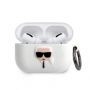 Karl Lagerfeld pouzdro Karl Head pro Apple AirPods Pro white