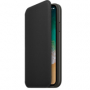 originální pouzdro Apple Leather Folio (MQRV2ZM/A) pro Apple iPhone X, iPhone XS black - 