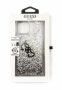 Guess pouzdro TPU Big 4G Liquid Glitter silver pro Apple iPhone 12 Pro Max - 