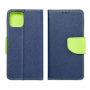 ForCell pouzdro Fancy Book blue lime pro Huawei Y7 - 