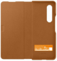 originální pouzdro Samsung Leather Flip Cover pro Samsung F926B Galaxy Z Fold3 5G hnědá - 