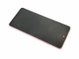 originální LCD displej + sklíčko LCD + dotyková plocha + střední rám Samsung A516B Galaxy A51 5G pink