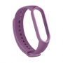 Devia výměnný silikonový pásek pro Xiaomi Mi Band 3, Mi Band 4 purple