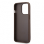 Guess pouzdro 4G Hard Case Metal Logo brown pro Apple iPhone 13 Pro - 