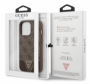 Guess pouzdro 4G Hard Case Metal Logo brown pro Apple iPhone 13 Pro - 