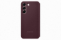 originální pouzdro Samsung Clear View Cover burgundy pro Samsung S901B Galaxy S22 5G - 