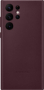 originální pouzdro Samsung Leather Cover burgundy pro Samsung S908B Galaxy S22 Ultra - 