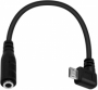 univerzální Jekod adaptér microUSB / 3,5mm jack black