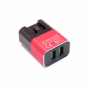 Cestovní nabíječka LDNIO A2206 s 2x USB výstupem 2.4A/12W black-red - 