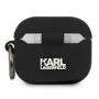 Karl Lagerfeld pouzdro Choupette Head silikonové pro Apple AirPods 3 (2021) black - 
