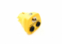 Zemnící bod Desco 1x druk 10mm, 2x banánová zdířka yellow - Použitý