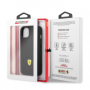 Ferrari pouzdro Leather with Curved Line black pro Apple iPhone 13 mini - 