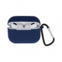 Pouzdro Silicone Case s karabinou pro Apple AirPods 3 (2021) blue