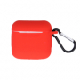 Pouzdro Silicone Case s karabinou pro Apple AirPods (3. gen.) 2021 MagSafe red - 