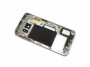 originální střední rám Samsung G925F Galaxy S6 edge black SWAP