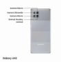 originální kamera zadní hloubková Samsung A325F Galaxy A32, A426B Galaxy A42 5G, A526B Galaxy A52 5G, A528B Galaxy A52s 5G, A536B Galaxy A53 5G 5Mpx SWAP - 