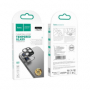 Hoco ochranné tvrzené sklíčko na modul kamery Apple iPhone 13, 13 mini black - 