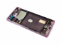 originální LCD displej + sklíčko LCD + dotyková plocha + střední rám Samsung G781B Galaxy S20 FE 5G purple - 