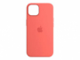 originální pouzdro Apple Silicone Case s MagSafe pro Apple iPhone 13 light red - 