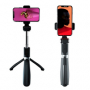 Bluetooth selfie tyč XO SS08 včetně trojnožky + Bluetooth ovladač black - 