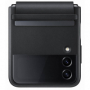 originální pouzdro Samsung Flap Leather Cover black pro Samsung F721 Z Flip4
