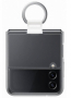 originální pouzdro Samsung Clear Ring Cover transparent pro Samsung F721 Z Flip4