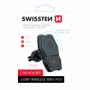 magnetický držák do mřížky auta s bezdrátovým nabíjením Swissten WM1-AV3 black 10W - 
