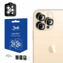 ochranné tvrzené sklo na sklíčko kamery s kovovým rámečkem 3mK Gold pro Apple iPhone 14 Pro, iPhone 14 Pro Max, 3ks - 