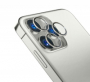 ochranné tvrzené sklo na sklíčko kamery s kovovým rámečkem silver 3mK pro Apple iPhone 14 Pro, iPhone 14 Pro Max, 3ks