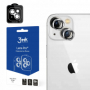 ochranné tvrzené sklo na sklíčko kamery s kovovým rámečkem 3mK pro Apple iPhone 14 Plus, 2ks - 