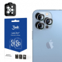 ochranné tvrzené sklo na sklíčko kamery s kovovým rámečkem silver 3mK pro Apple iPhone 13 Pro, iPhone 13 Pro Max, 3ks - 