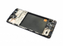 originální LCD displej + sklíčko LCD + dotyková plocha Samsung A515F Galaxy A51 black SWAP - VYPÁLENÝ - 