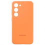 originální pouzdro Samsung Silicone Cover orange pro Samsung S911B Galaxy S23