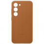 originální pouzdro Samsung Leather Cover brown pro Samsung S916 Galaxy S23 Plus