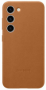 originální pouzdro Samsung Leather Cover brown pro Samsung S916B Galaxy S23 Plus 5G - 