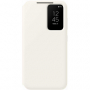 originální flipové pouzdro Samsung Smart View white pro Samsung S916B Galaxy S23 Plus 5G - 