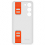 originální pouzdro Samsung Silicone Cover with Strap white pro Samsung S916B Galaxy S23 Plus 5G - 