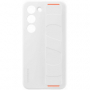 originální pouzdro Samsung Silicone Cover with Strap white pro Samsung S916B Galaxy S23 Plus