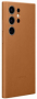 originální pouzdro Samsung Leather Cover brown pro Samsung S918B Galaxy S23 Ultra - 